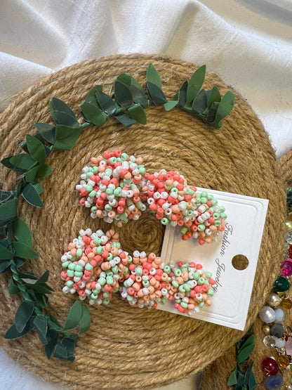 Buy Multicolor Beaded Statement Earrings for Women Pakistan