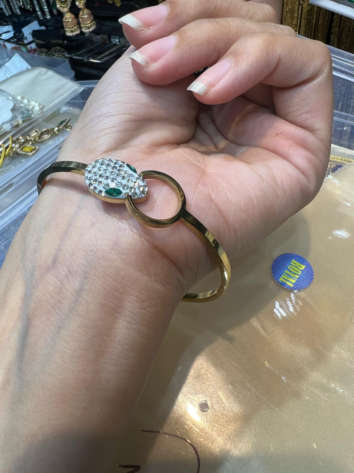 Buy Crystal Snake Design Bracelet for Women Pakistan