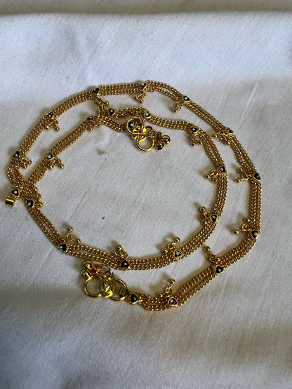 Buy Traditional Gold Stone Anklets for Women Pakistan
